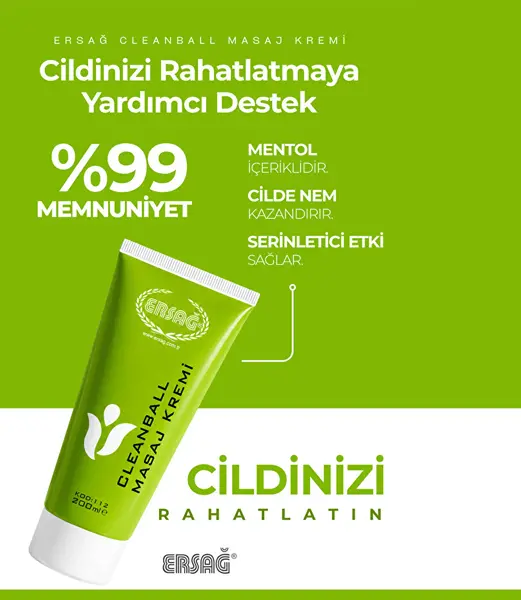 Ersağ Clean Ball Masaj Kremi 200 ml