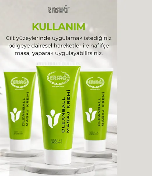 Ersağ Clean Ball Masaj Kremi 200 ml