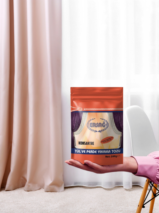 Ersağ Tül ve Perde Yıkama Tozu 500gr