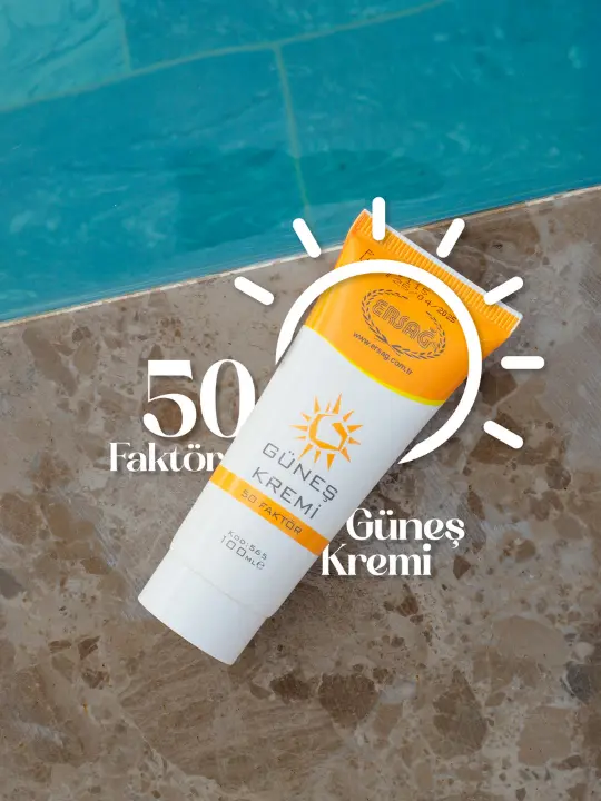 Ersağ Güneş Kremi 50 Faktörlü 100 ml