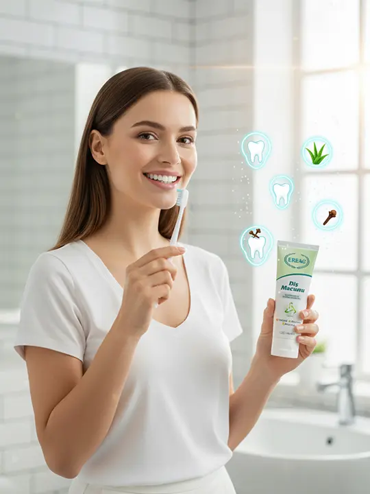Ersağ Diş Macunu (Karanfil,  Okaliptüs  ve Aloe Vera) 100 ml