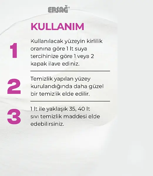 Ersağ Genel Temizlik 1000ml