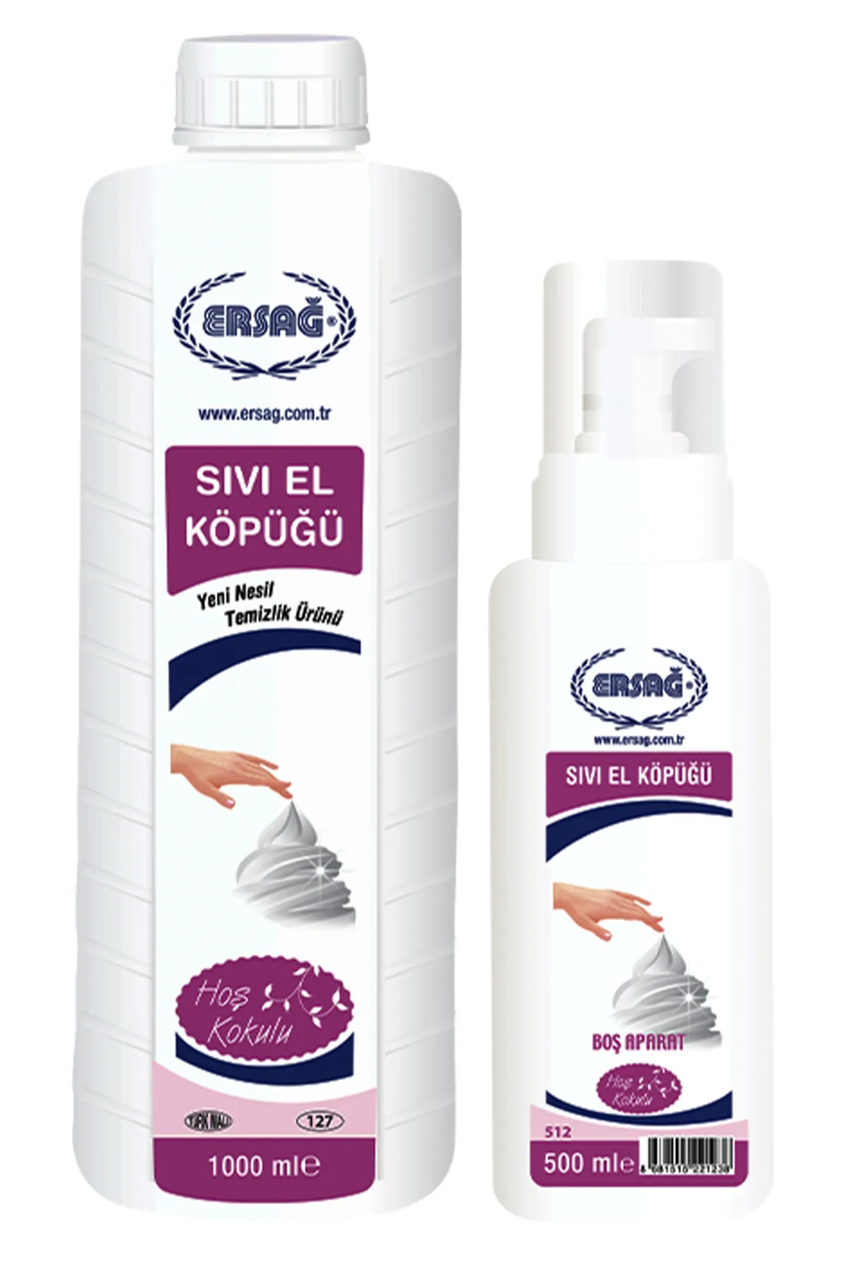 Ersağ Aparatlı Sıvı El Köpüğü 1000 ml