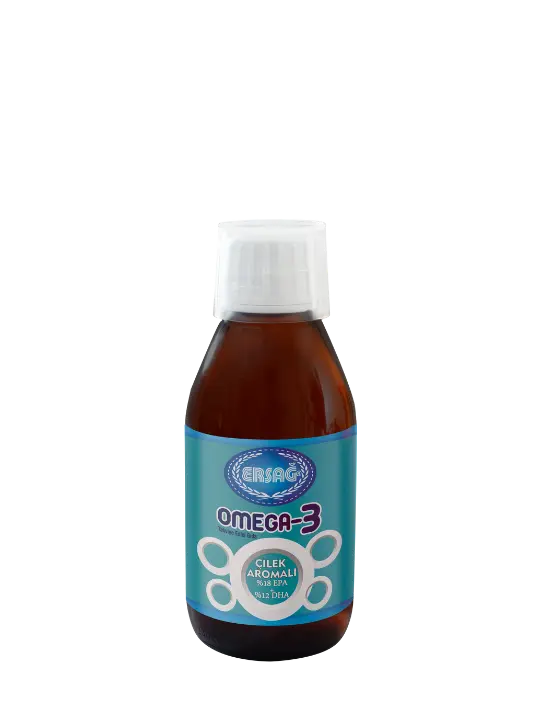 Ersağ Çilek Aromalı Omega-3 Sıvı