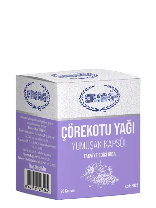 Ersağ Çörek Otu Yağı (Jel Kapsül)