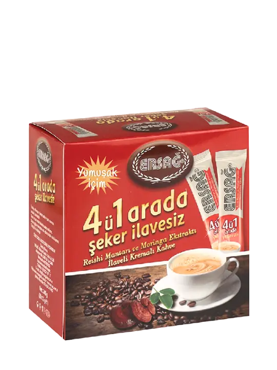 Ersağ Yumuşak İçim 4 ü 1 Arada Kahve (Tek İçimlik)