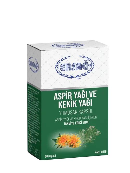 Ersağ Aspir Yağı Ve Kekik Yağı Kapsül