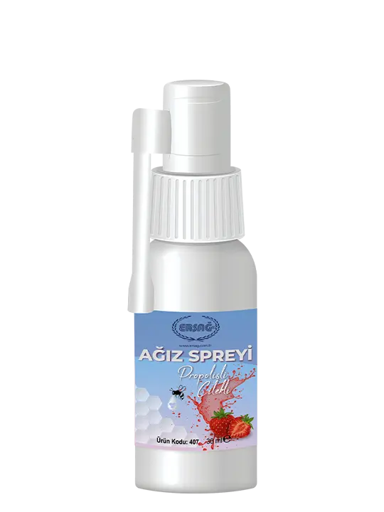 Ersağ Ağız Spreyi Propolisli - Çilekli 30 ml